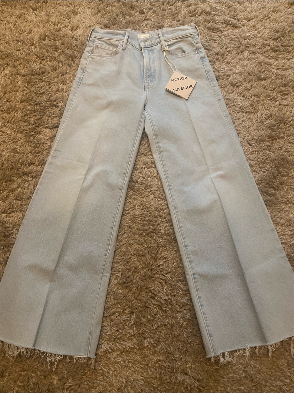 Mother Jeans “The Twister Ankle Fray” in Cowabunga size 25 99%Cotton 1% Elastine